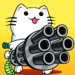 Cat shoot war offline games Mod Apk 48 Unlimited Money