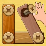 Wood Nuts & Bolts Puzzle Mod Apk 8.8 (Unlimited Tickets)